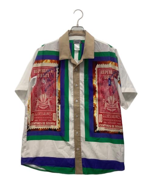 WANNA（ワナ）WANNA (ワナ) 半袖シャツ ホワイト サイズ:Mの古着・服飾アイテム