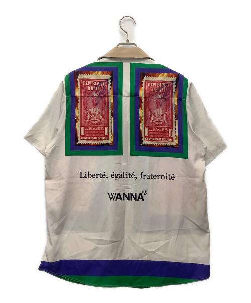 WANNA（ワナ）WANNA (ワナ) 半袖シャツ ホワイト サイズ:Mの古着・服飾アイテム