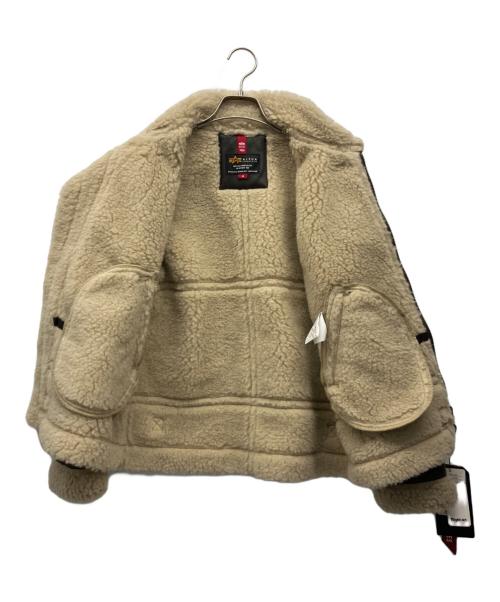 ALPHA（アルファ）ALPHA (アルファ) ムートンジャケット ブラウン サイズ:M 未使用品の古着・服飾アイテム