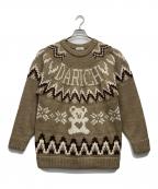 darichダーリッチ）の古着「ノルディックベアニットプルオーバー」｜ブラウン