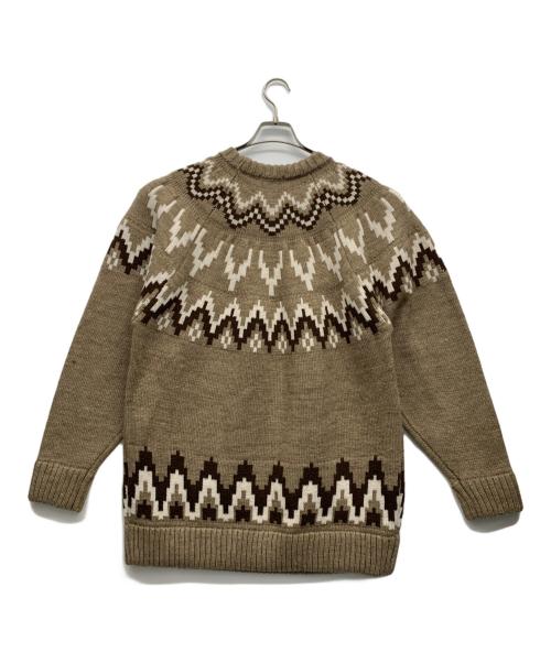 darich（ダーリッチ）Darich (ダーリッチ) ノルディックベアニットプルオーバー ブラウン サイズ:Freeの古着・服飾アイテム