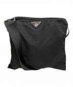PRADAプラダ）の古着「ナイロンショルダーバッグ」｜ブラック