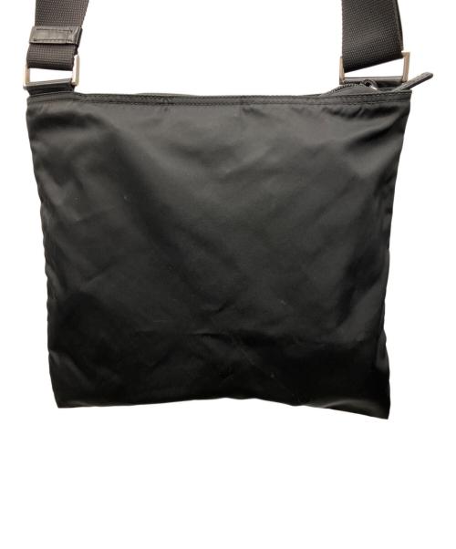 PRADA（プラダ）PRADA (プラダ) ナイロンショルダーバッグ ブラックの古着・服飾アイテム