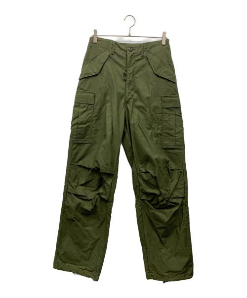 US ARMY（ユーエスアーミー）US ARMY (ユーエスアーミー) M-65フィールドパンツ グリーン サイズ:27の古着・服飾アイテム