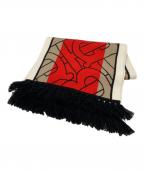 BURBERRYバーバリー）の古着「マフラー」｜レッド