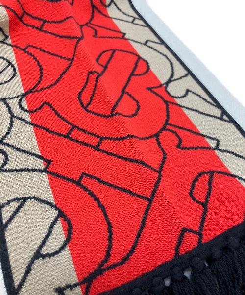 BURBERRY（バーバリー）BURBERRY (バーバリー) マフラー レッドの古着・服飾アイテム