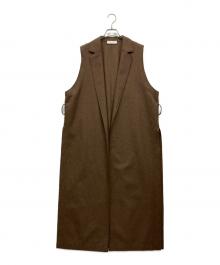 SACRA（サクラ）の古着「ハイカウントフランネルジレ」｜ブラウン