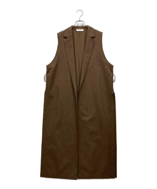 SACRA（サクラ）SACRA (サクラ) ハイカウントフランネルジレ ブラウン サイズ:38の古着・服飾アイテム