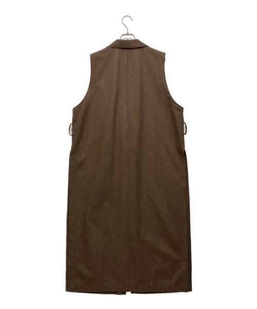 SACRA（サクラ）SACRA (サクラ) ハイカウントフランネルジレ ブラウン サイズ:38の古着・服飾アイテム