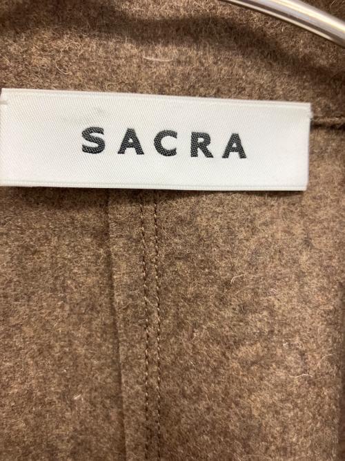 SACRA（サクラ）SACRA (サクラ) ハイカウントフランネルジレ ブラウン サイズ:38の古着・服飾アイテム