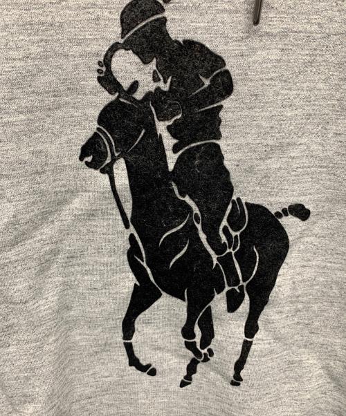 POLO RALPH LAUREN（ポロ・ラルフローレン）POLO RALPH LAUREN (ポロ・ラルフローレン) プルオーバーパーカー グレー サイズ:Lの古着・服飾アイテム