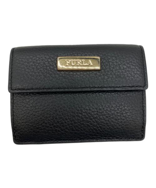 FURLA（フルラ）FURLA (フルラ) 3つ折り財布 ブラックの古着・服飾アイテム