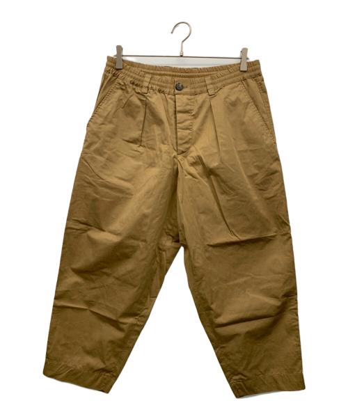 MARNI（マルニ）MARNI (マルニ) ウエストシャーリング ボタンフライ マルチポケット ストレッチパンツ ベージュ サイズ:44の古着・服飾アイテム