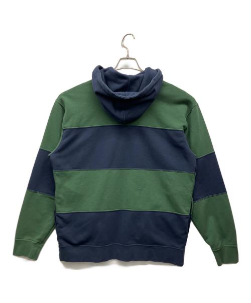 NIKE（ナイキ）NIKE (ナイキ) Supreme (シュプリーム) プルオーバーパーカー ネイビー×グリーン サイズ:Mの古着・服飾アイテム