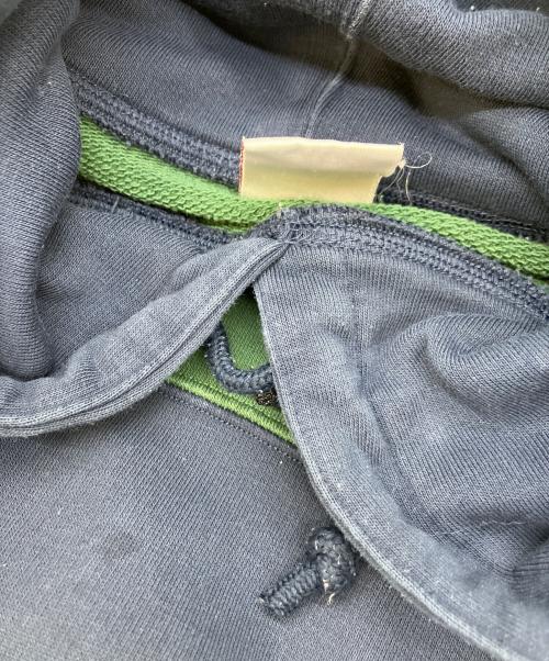 NIKE（ナイキ）NIKE (ナイキ) Supreme (シュプリーム) プルオーバーパーカー ネイビー×グリーン サイズ:Mの古着・服飾アイテム