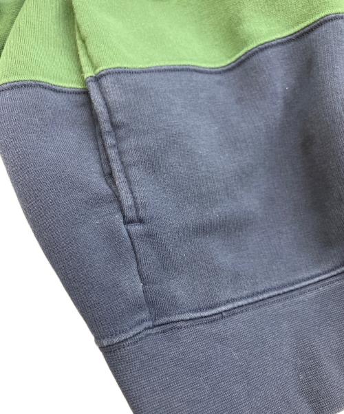 NIKE（ナイキ）NIKE (ナイキ) Supreme (シュプリーム) プルオーバーパーカー ネイビー×グリーン サイズ:Mの古着・服飾アイテム