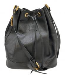 Burberry's（バーバリー）の古着「巾着ショルダーバッグ」｜ブラック