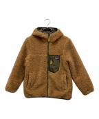 Patagoniaパタゴニア）の古着「キッズ・リバーシブル・レディ・フレディ・フーディ」｜ブラウン×グリーン