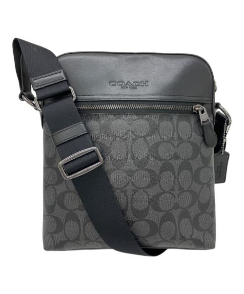 COACH（コーチ）COACH (コーチ) ショルダーバッグ ブラック×グレーの古着・服飾アイテム