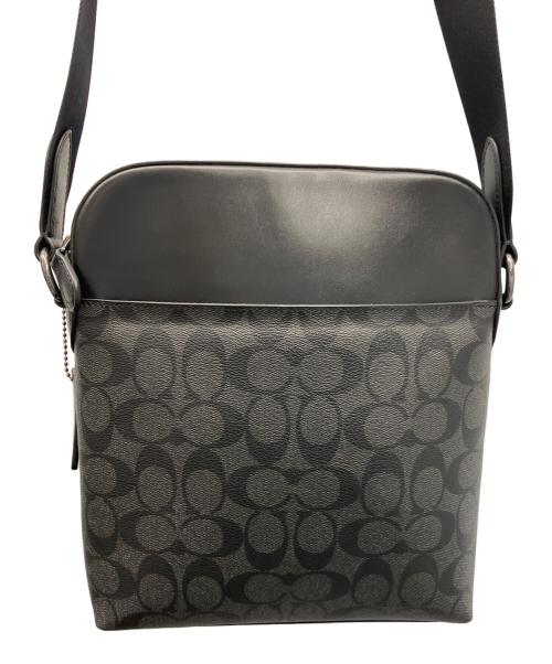 COACH（コーチ）COACH (コーチ) ショルダーバッグ ブラック×グレーの古着・服飾アイテム