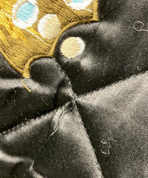 EVISU（エヴィス）EVISU (エヴィス) 別珍リバーシブルスカジャン ブラック サイズ:44の古着・服飾アイテム