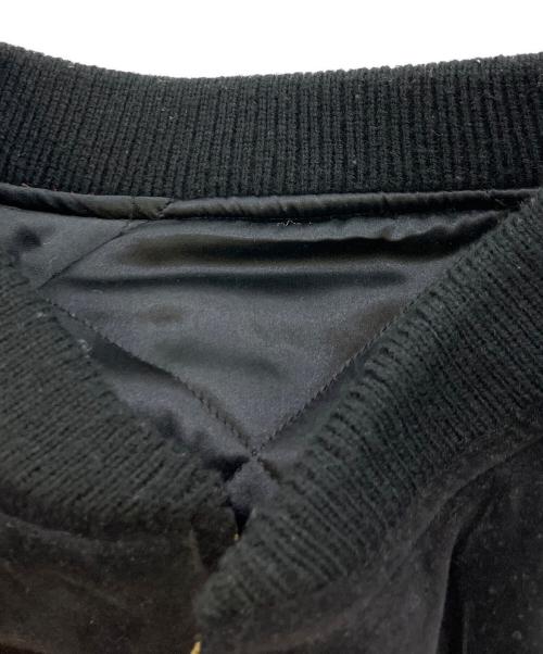 EVISU（エヴィス）EVISU (エヴィス) 別珍リバーシブルスカジャン ブラック サイズ:44の古着・服飾アイテム