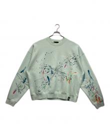 ESSENTIALS×THEATER8（エッセンシャルズ×シアターエイト）の古着「クルーネックスウェット」｜グリーン