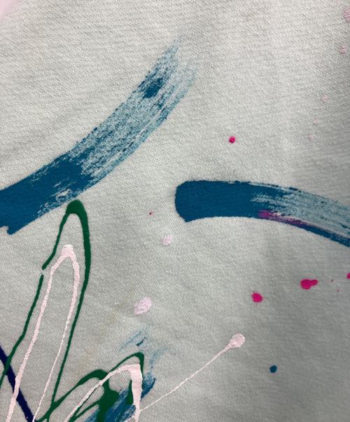 ESSENTIALS（エッセンシャルズ）ESSENTIALS (エッセンシャルズ) THEATER8 (シアターエイト) クルーネックスウェット グリーン サイズ:Lの古着・服飾アイテム