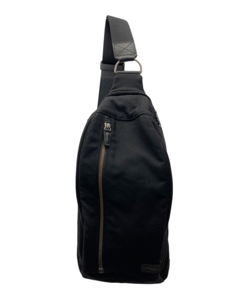PORTER（ポーター）PORTER (ポーター) スリングショルダーバッグ ブラックの古着・服飾アイテム