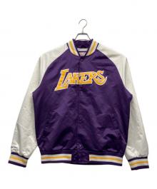MITCHELL & NESS（ミッチェルアンドネス）の古着「スタジャン」｜パープル