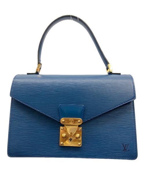 LOUIS VUITTON（ルイ ヴィトン）LOUIS VUITTON (ルイ ヴィトン) ハンドバッグ ブルーの古着・服飾アイテム