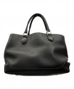 PELLE MORBIDAペッレモルビダ）の古着「2WAYハンドバッグ」｜ブラック