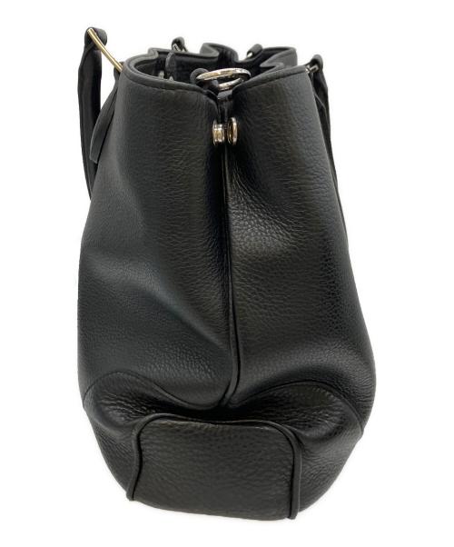 PELLE MORBIDA（ペッレモルビダ）PELLE MORBIDA (ペッレモルビダ) 2WAYハンドバッグ ブラックの古着・服飾アイテム