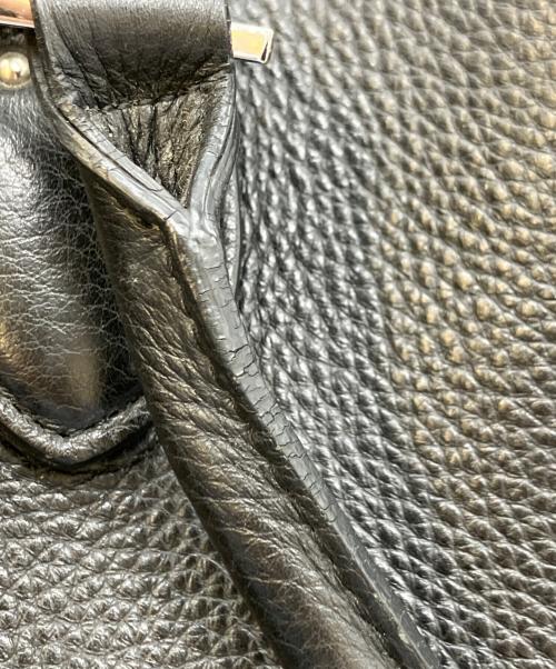 PELLE MORBIDA（ペッレモルビダ）PELLE MORBIDA (ペッレモルビダ) 2WAYハンドバッグ ブラックの古着・服飾アイテム