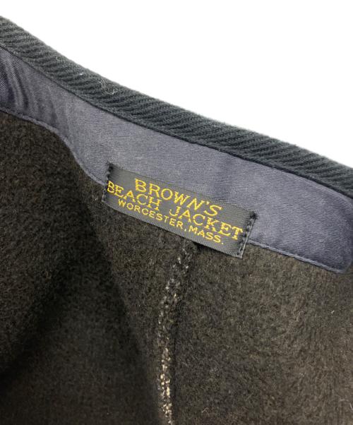BROWN'S BEACH JACKET（ブラウンズビーチジャケット）BROWN'S BEACH JACKET (ブラウンズビーチジャケット) ベスト ブラック サイズ:40の古着・服飾アイテム