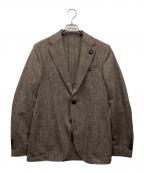 LARDINIラルディーニ）の古着「テーラードジャケット」｜ブラウン