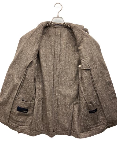 LARDINI（ラルディーニ）LARDINI (ラルディーニ) テーラードジャケット ブラウン サイズ:48の古着・服飾アイテム