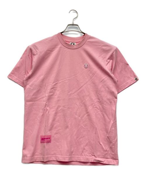 Aape BY A BATHING APE（エーエイプ バイ アベイシングエイプ）AAPE BY A BATHING APE (エーエイプ バイ アベイシングエイプ) 半袖Tシャツ ピンク サイズ:Sの古着・服飾アイテム