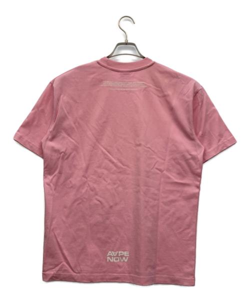 Aape BY A BATHING APE（エーエイプ バイ アベイシングエイプ）AAPE BY A BATHING APE (エーエイプ バイ アベイシングエイプ) 半袖Tシャツ ピンク サイズ:Sの古着・服飾アイテム