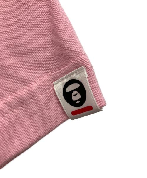 Aape BY A BATHING APE（エーエイプ バイ アベイシングエイプ）AAPE BY A BATHING APE (エーエイプ バイ アベイシングエイプ) 半袖Tシャツ ピンク サイズ:Sの古着・服飾アイテム