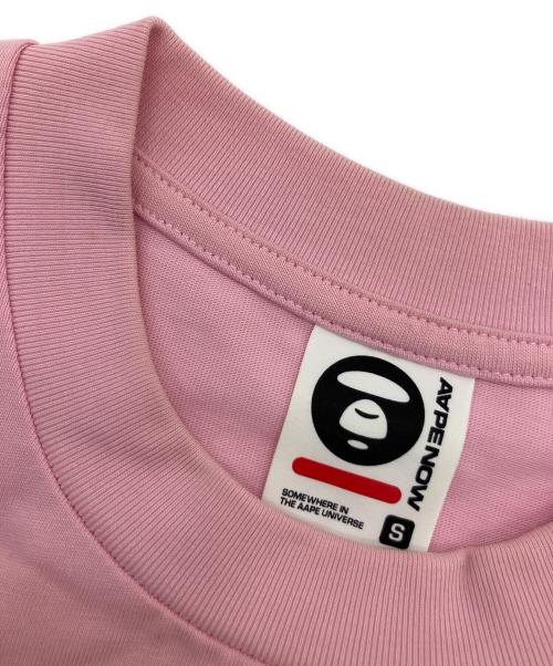 Aape BY A BATHING APE（エーエイプ バイ アベイシングエイプ）AAPE BY A BATHING APE (エーエイプ バイ アベイシングエイプ) 半袖Tシャツ ピンク サイズ:Sの古着・服飾アイテム