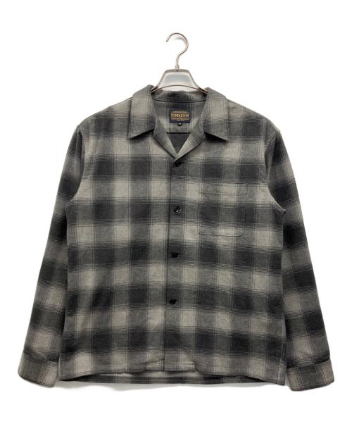 PENDLETON（ペンドルトン）PENDLETON (ペンドルトン) 長袖シャツ グレー×ブラック サイズ:Mの古着・服飾アイテム