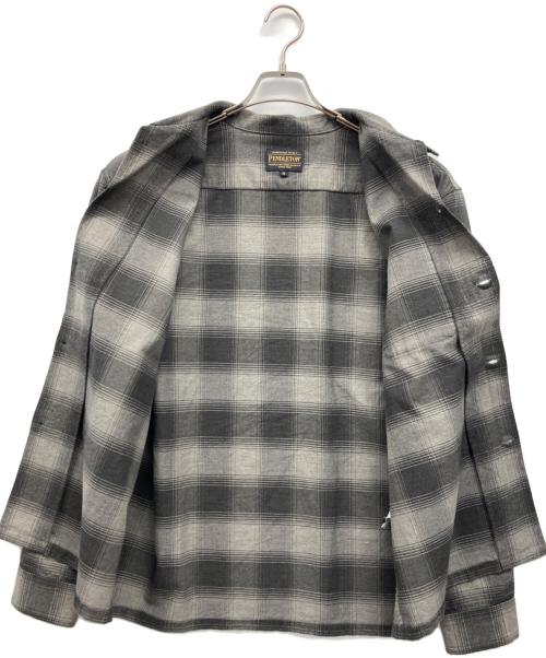 PENDLETON（ペンドルトン）PENDLETON (ペンドルトン) 長袖シャツ グレー×ブラック サイズ:Mの古着・服飾アイテム