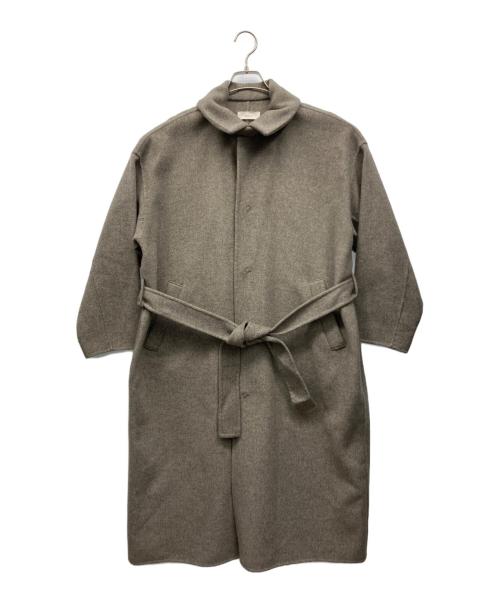 KAGURE（カグレ）kagure (カグレ) ウールステンカラーコート グレー サイズ:Freeの古着・服飾アイテム