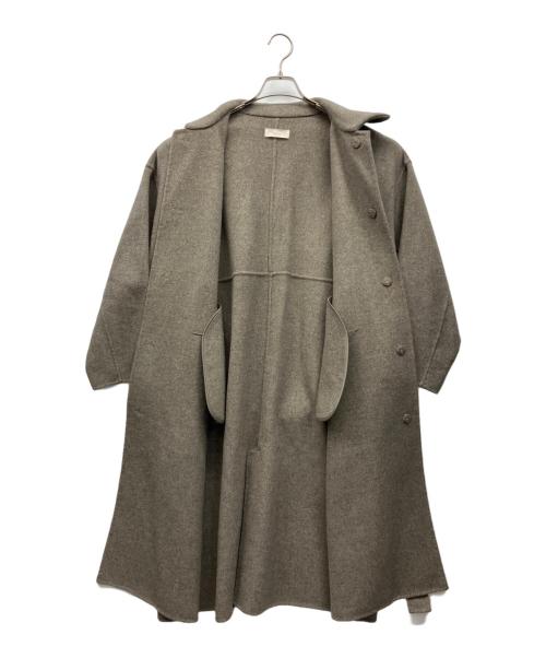 KAGURE（カグレ）kagure (カグレ) ウールステンカラーコート グレー サイズ:Freeの古着・服飾アイテム