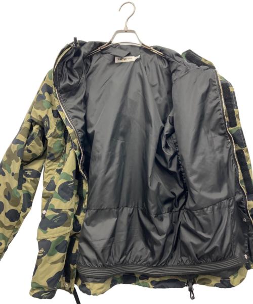A BATHING APE（ア ベイシング エイプ）A BATHING APE (ア ベイシング エイプ) スノボジャケット オリーブ サイズ:Sの古着・服飾アイテム