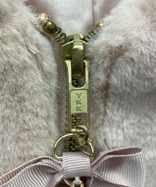 LIZ LISA（リズリサ）LIZ LISA (リズリサ) うさみみフードファーブルゾン ピンクの古着・服飾アイテム