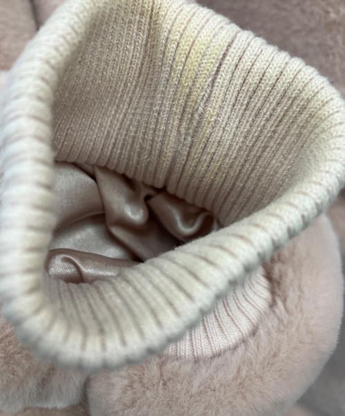 LIZ LISA（リズリサ）LIZ LISA (リズリサ) うさみみフードファーブルゾン ピンクの古着・服飾アイテム