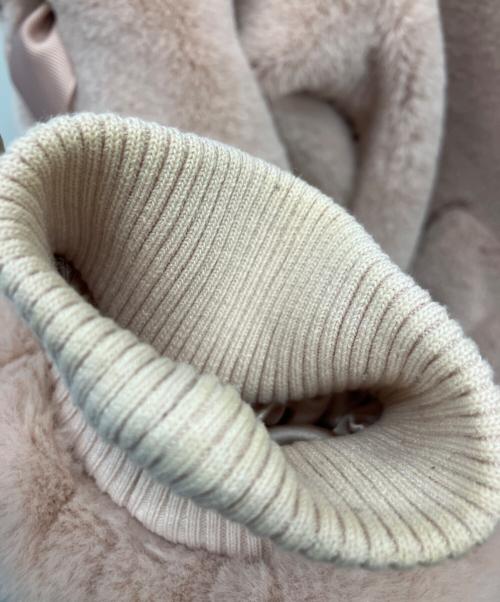 LIZ LISA（リズリサ）LIZ LISA (リズリサ) うさみみフードファーブルゾン ピンクの古着・服飾アイテム