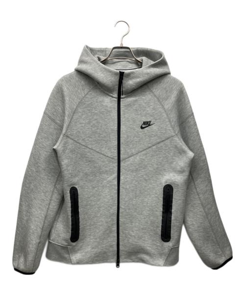 NIKE（ナイキ）NIKE (ナイキ) テックフリース フルジップ ウィンドランナー グレー サイズ:Lの古着・服飾アイテム